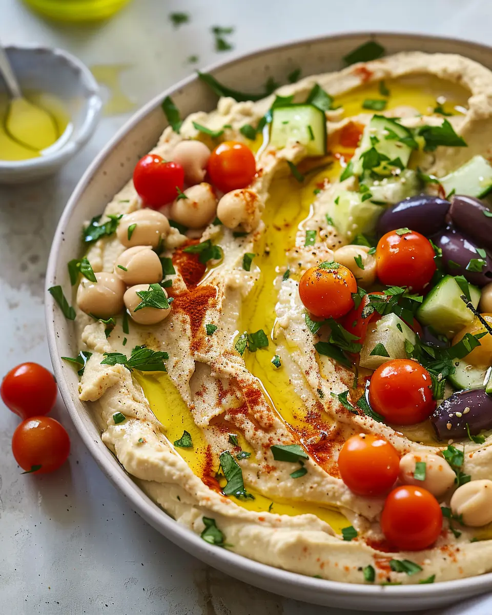 Greek Style Loaded Hummus: Indulgent Recipe for Every Food Lover