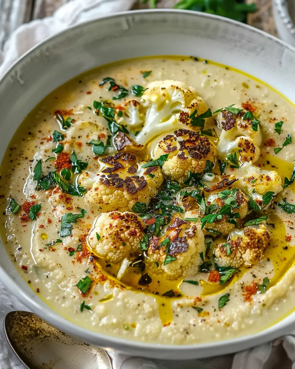 Mediterranean Cauliflower Soup Recipe: Easy Joy with Fresh Herbs