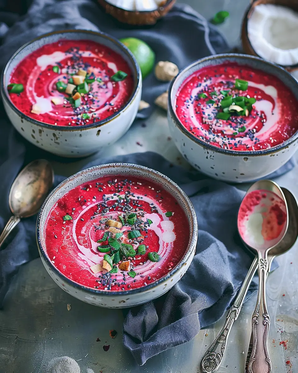 Creamy Beet Soup with Coconut: The Best Comfort Recipe Ever