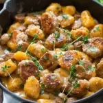 Creamy Butternut Squash Gnocchi with Sausage Recipe