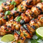 Grilled Thai Coconut Chicken Skewers Recipe
