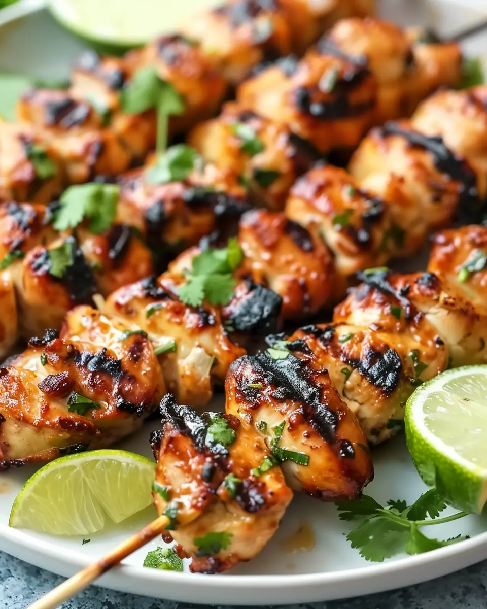 Grilled Thai Coconut Chicken Skewers Recipe: The Juicy Takeaway!