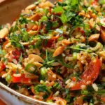 Crispy Rice Salad with Peanut-Chili Dressing