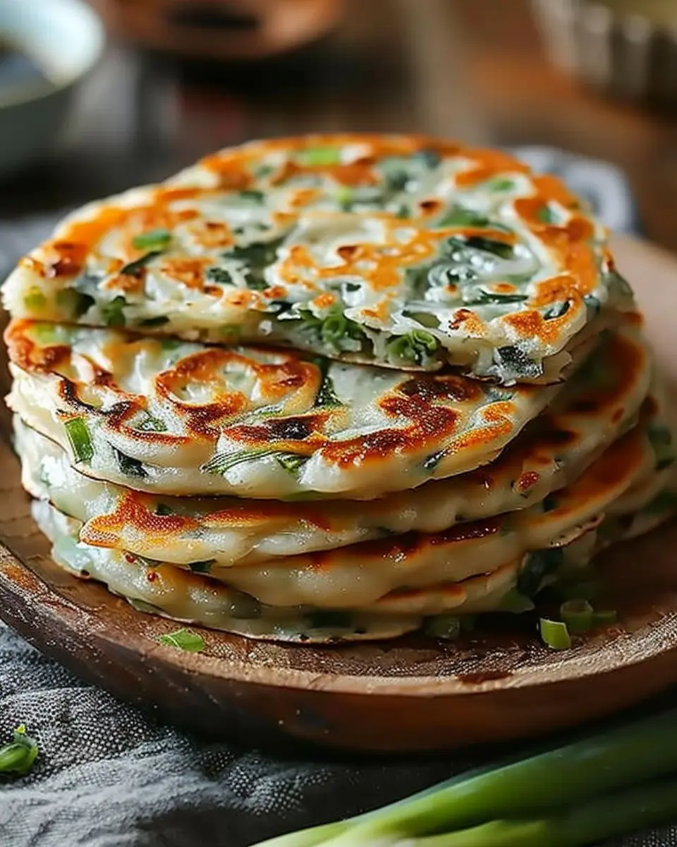 Crispy Chinese Scallion Pancakes: A Super Easy Homemade Delight