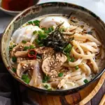 Creamy Miso Udon Soup
