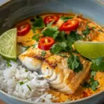 Easy Coconut Lime Fish Curry with Jasmine Rice: An Incredible 7-Step Recipe