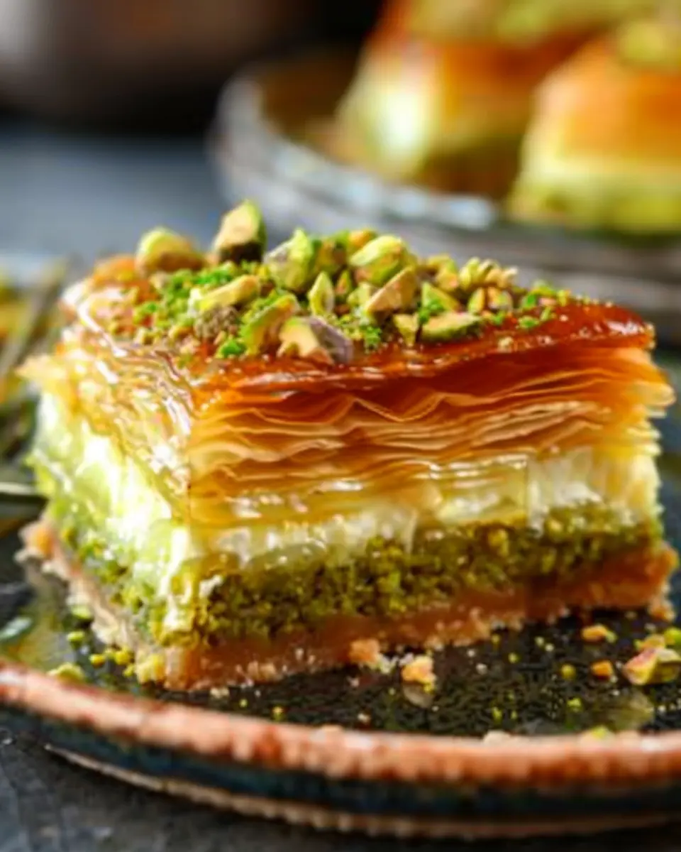 Baklava Pistachio Cheesecake: Indulge in a Unique Flavor Twist