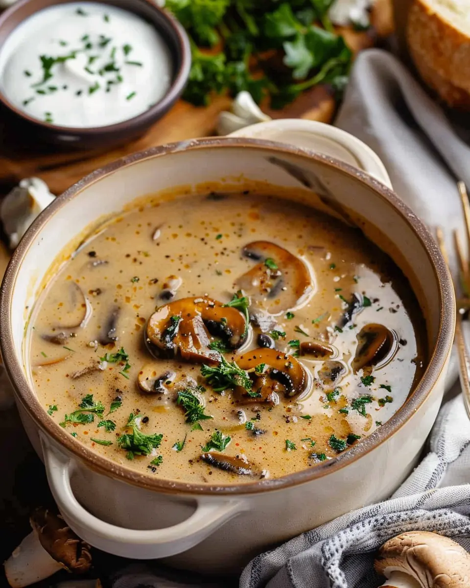 Creamy Hungarian Mushroom Soup: The Best Comforting Delight