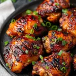 Roasted Miso Chicken Thighs