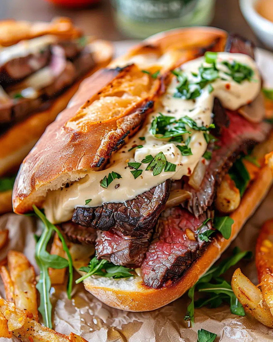 Fail-Proof Steak Sandwich: Quick &amp; Delicious Garlic Aioli Recipe