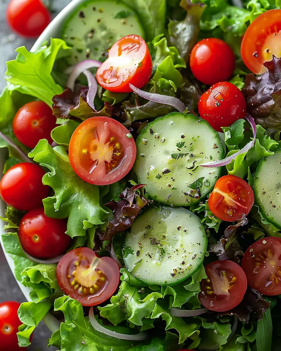 Garden Salad: A Fresh Summer Recipe with Turkey Bacon Delight