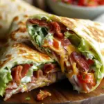 Gourmet BLT Wraps with Secret Sauce