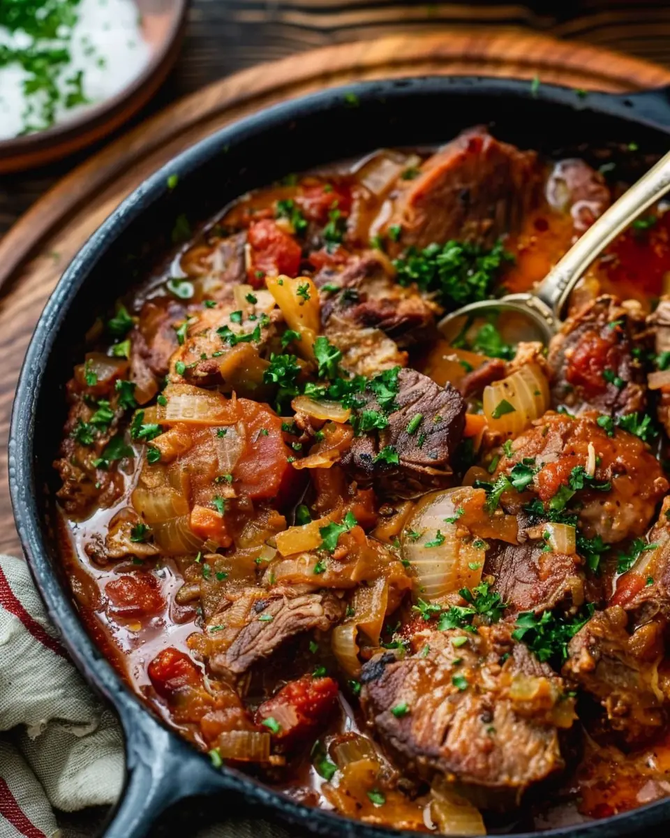 Bigos Polish Hunter’s Stew: Hearty Beef Delight with Turkey Bacon
