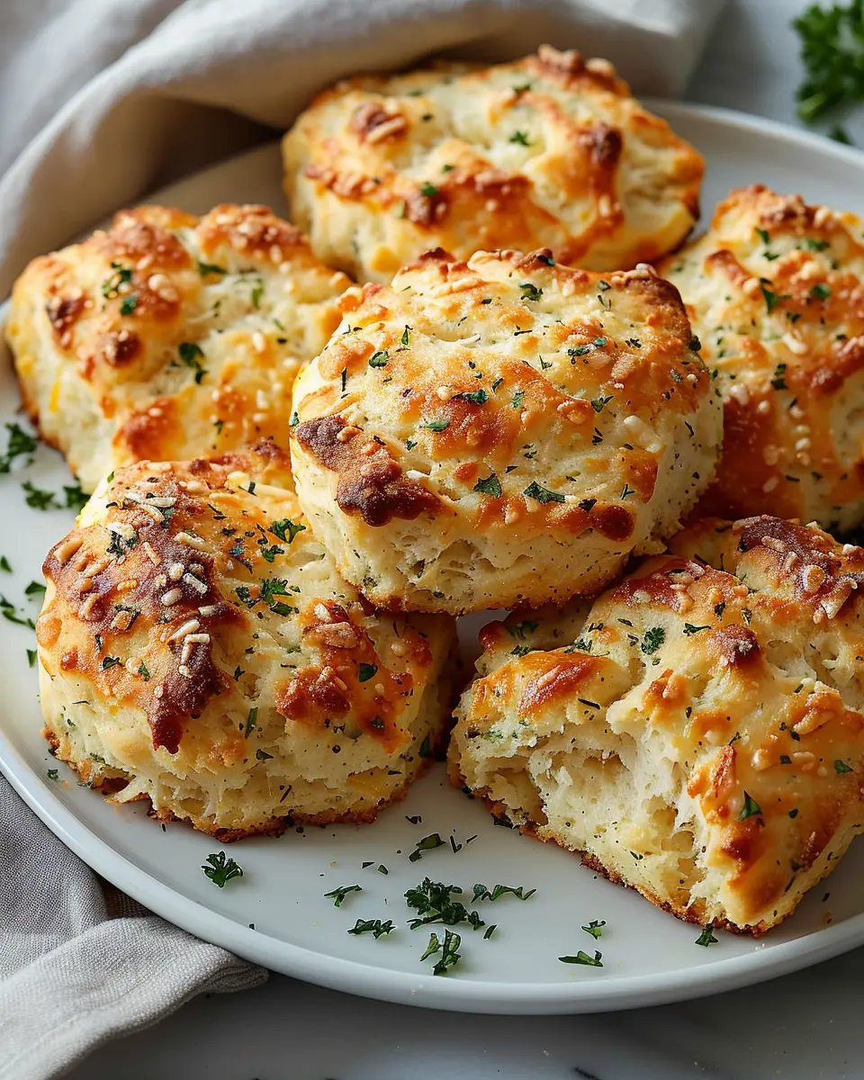 Savory Garlic Parmesan Scones: Irresistibly Fluffy and Flavorful