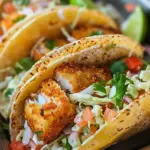 Crispy Fish Tacos with Cilantro Lime Slaw: A Crunchy, Zesty Delight