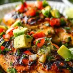 Fiesta Lime Chicken Recipe with Avocado
