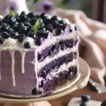 Blueberry Chiffon Cake