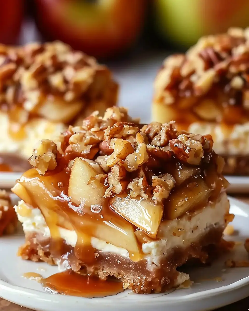 Caramel Apple Cheesecake Bars: Indulgent Treat for Every Occasion