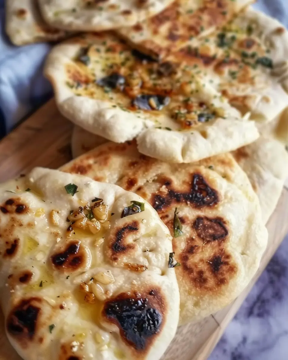 Easy Soft Garlic Flatbreads That Will Elevate Your Meals