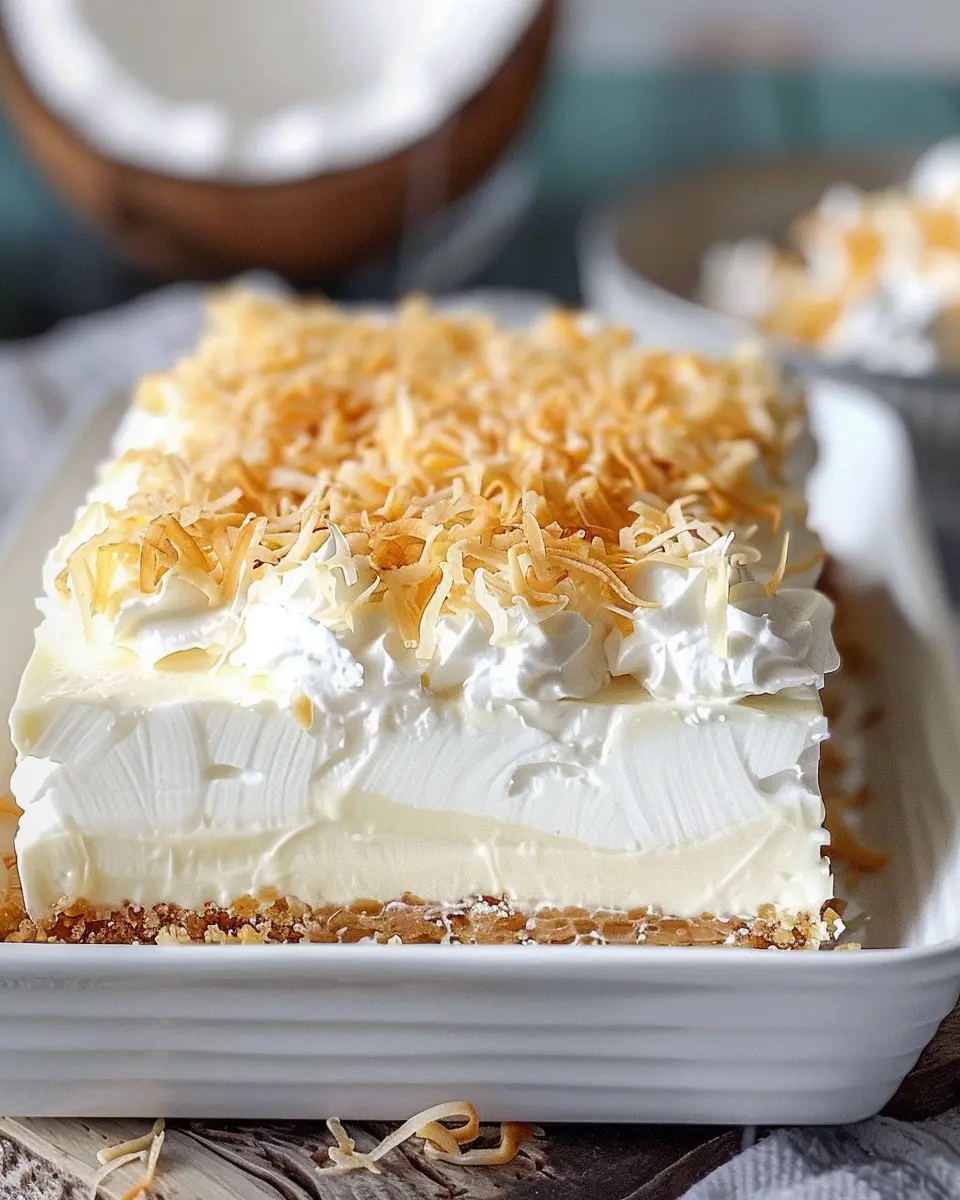Coconut Cream Lush: The Best Summer Dessert You’ll Adore
