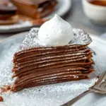 Chocolate Crêpe Cake with Bourbon